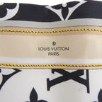 Louis Vuitton Bandeau Monogram Confidential Silk 100% Noir Bandana Scarf — view 7