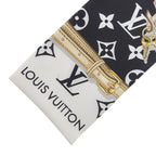 Louis Vuitton Bandeau Monogram Confidential Silk 100% Noir Bandana Scarf — view 5