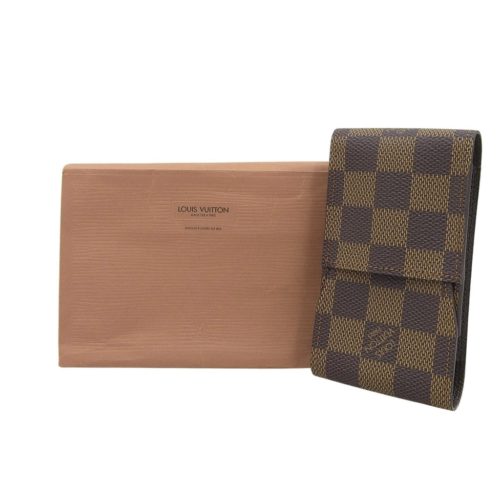 Louis Vuitton Etui Cigarette Damier Ebene Tobacco Case — view 2