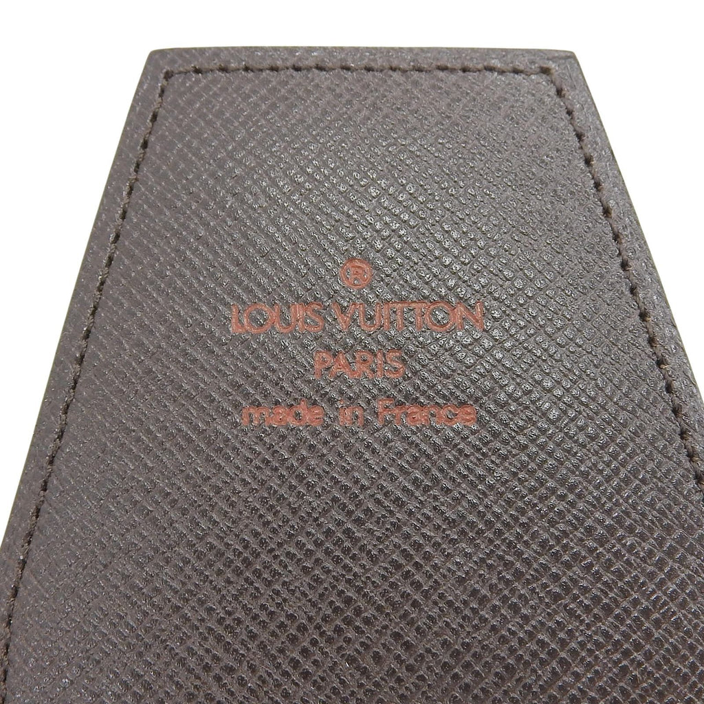 Louis Vuitton Etui Cigarette Damier Ebene Tobacco Case — view 8