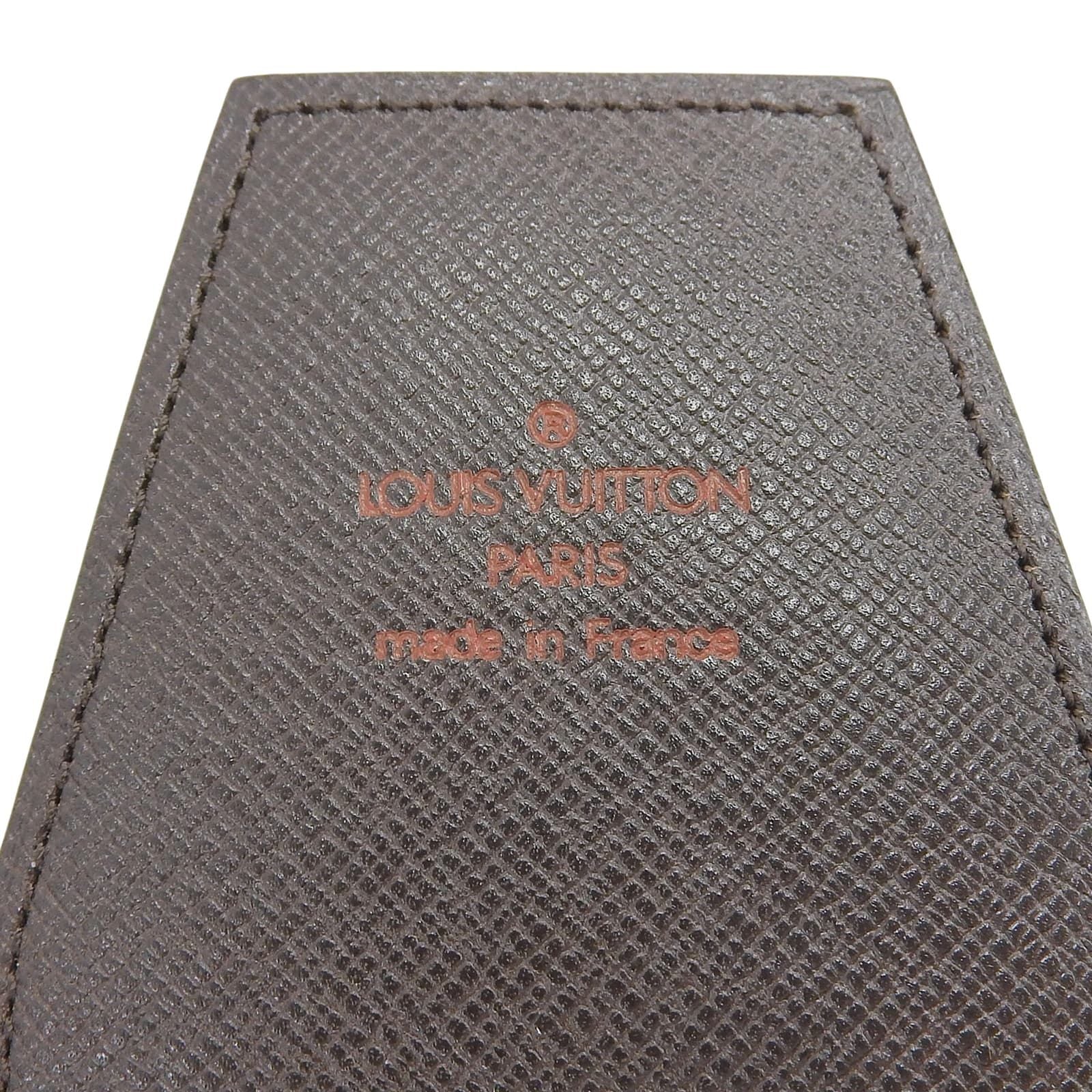 Louis Vuitton Etui Cigarette Damier Ebene Tobacco Case — view 8