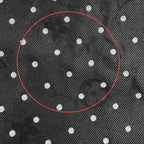 Louis Vuitton Silk 100% Shadow Monogram Dot Pattern with Fringe Shawl Black — view 9