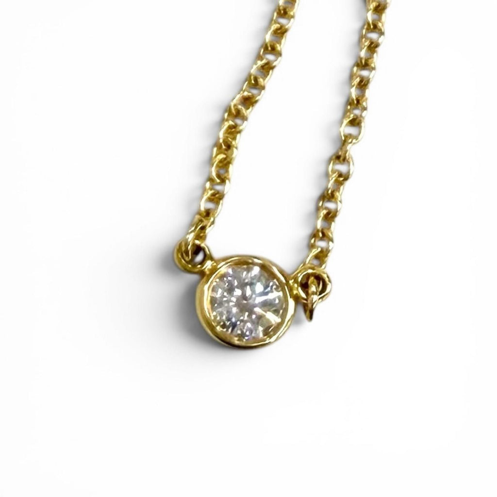 Tiffany & Co Elsa Peretti by the Yard Diamond Necklace Diameter 3.80 41 cm