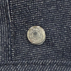 Hermes Cotton 100% Series with Saint Honore Cliquetis Denim Beret Indigo 56 — view 6
