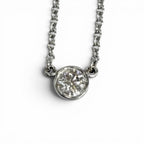 Tiffany & Co Elsa Peretti by the Yard Diamond Necklace Diameter 4.5 41 cm