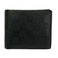 Louis Vuitton Bifold Wallet Damier Infini Portefeuille Marco NM Onyx Leather