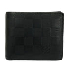 Louis Vuitton Bifold Wallet Damier Infini Portefeuille Marco NM Onyx Leather