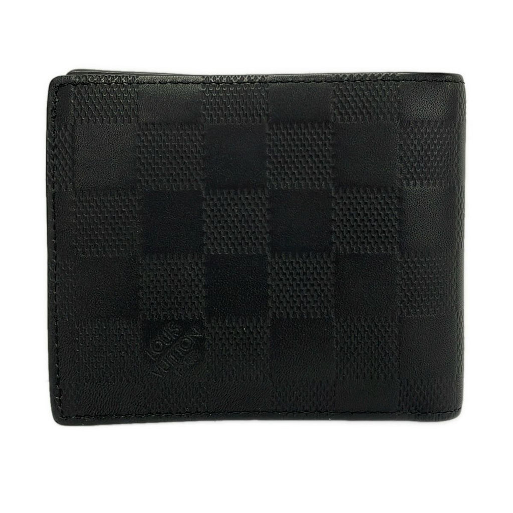 Louis Vuitton Bifold Wallet Damier Infini Portefeuille Marco NM Onyx Leather — view 2