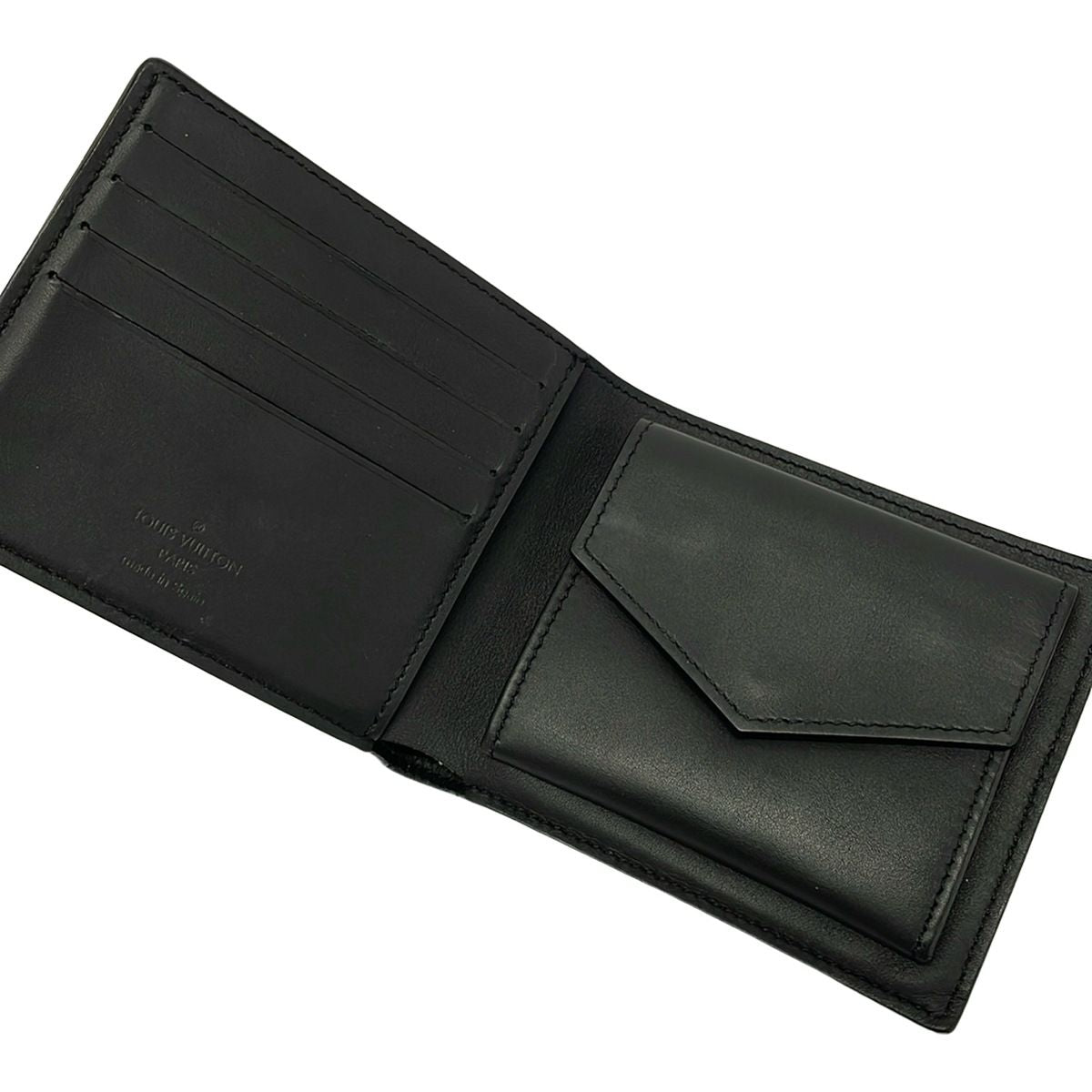 Louis Vuitton Bifold Wallet Damier Infini Portefeuille Marco NM Onyx Leather — view 3