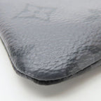 Louis Vuitton Coin Case Pochette Cles Monogram Eclipse Gray Black Silver — view 4