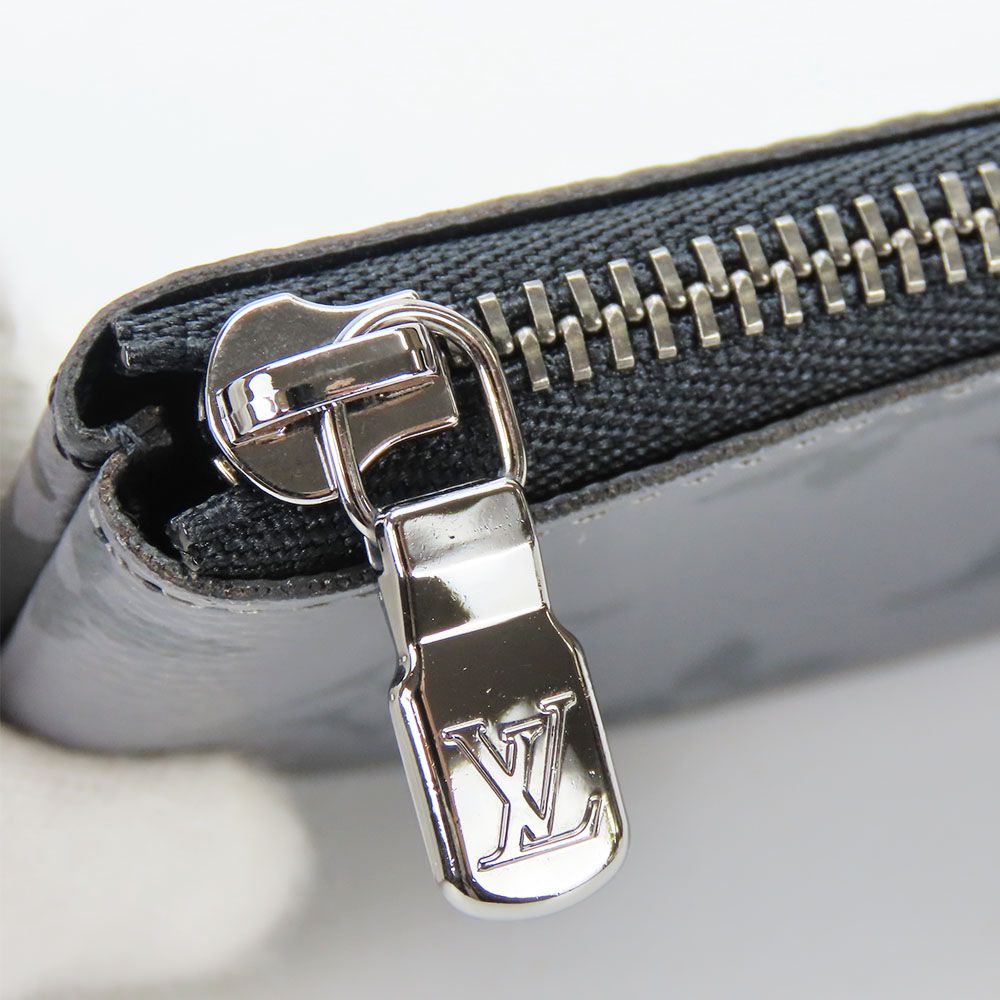 Louis Vuitton Coin Case Pochette Cles Monogram Eclipse Gray Black Silver — view 6