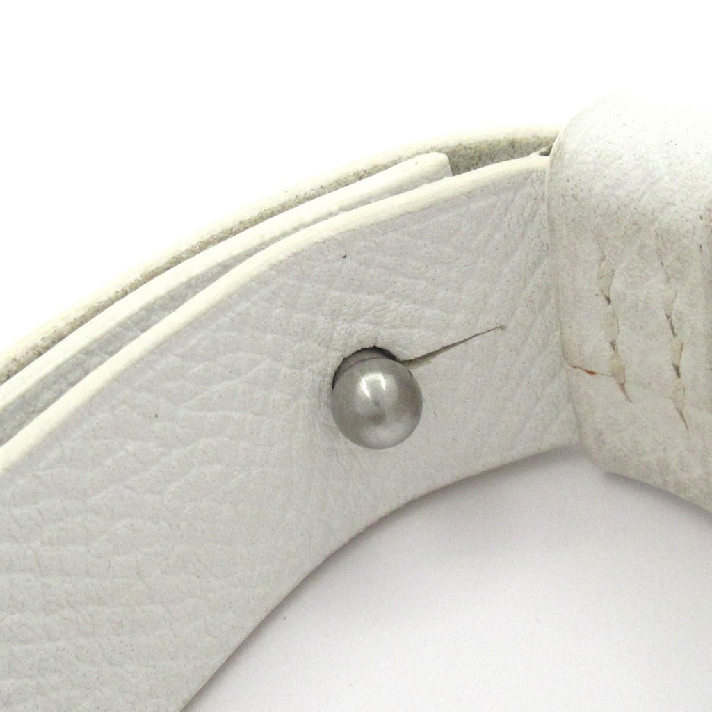 Hermes Watch Mini Barenia Round White — view 4