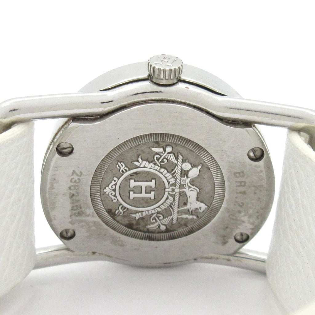 Hermes Watch Mini Barenia Round White — view 3