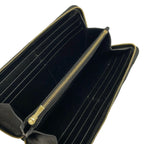 Celine Wallet C Charm Large Zipped Black Zip Around Leather — view 3