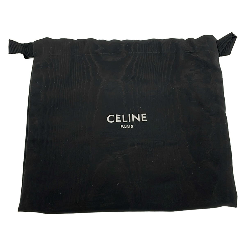 Celine Wallet C Charm Large Zipped Black Zip Around Leather — view 6