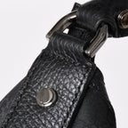 Gucci Hobo Handbag GG Canvas Leather Black Silver — view 5