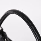 Gucci Hobo Handbag GG Canvas Leather Black Silver — view 6
