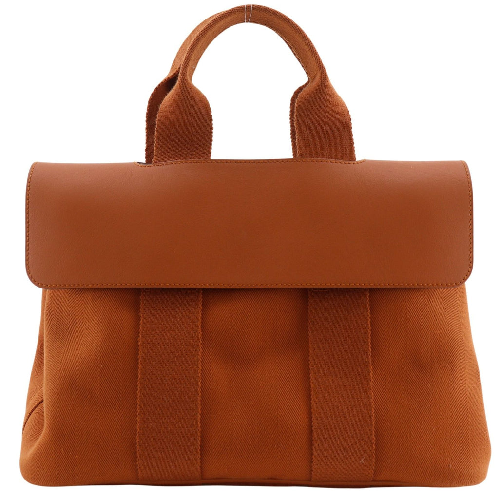 Hermes Valparaiso PM Toileche Blanc Leather Orange Handbag