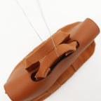 Hermes Valparaiso PM Toileche Blanc Leather Orange Handbag — view 5