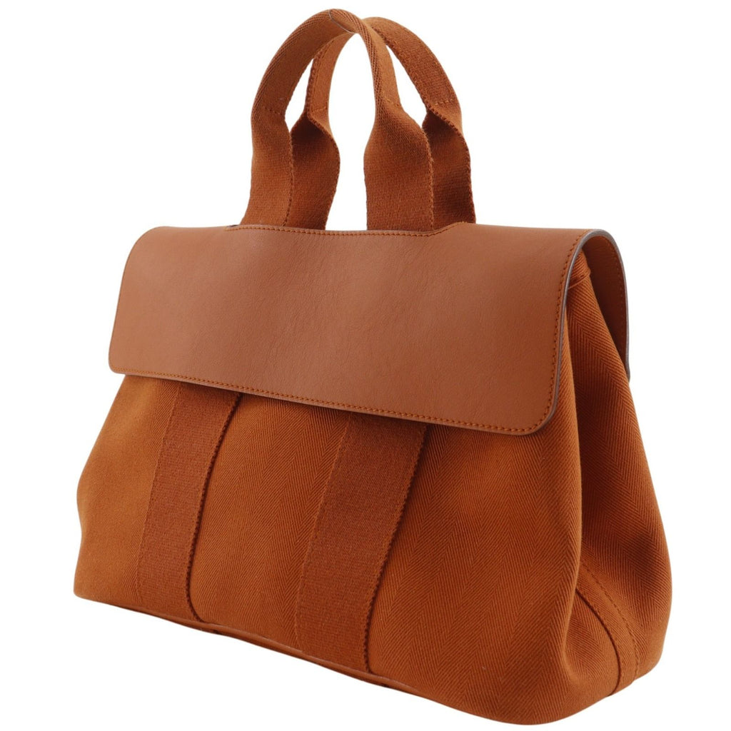 Hermes Valparaiso PM Toileche Blanc Leather Orange Handbag — view 2