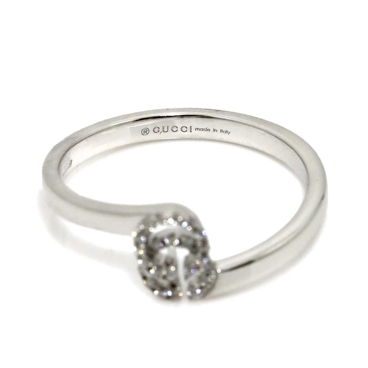 Gucci GG Running Ring Diamond 18k WG White Gold — view 3