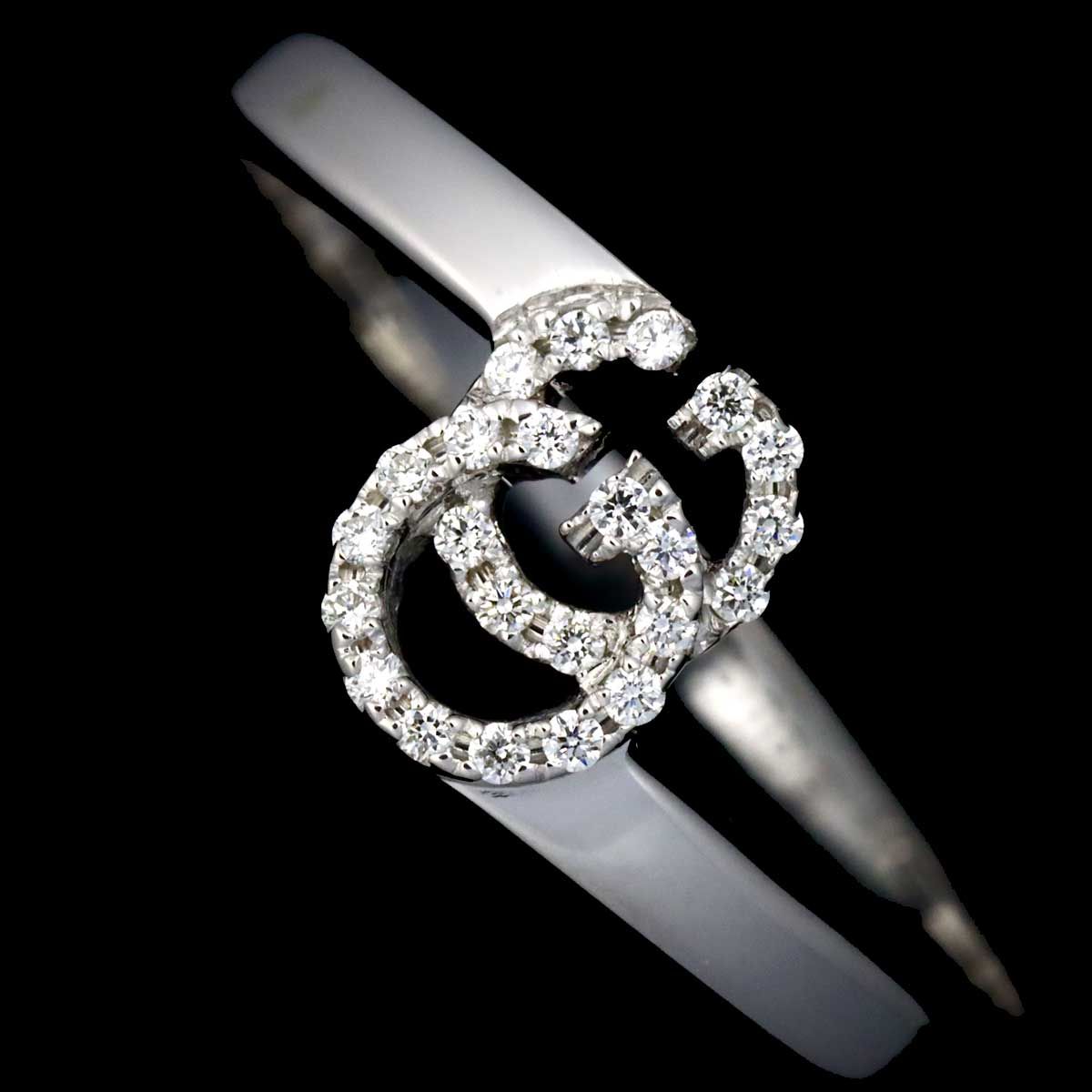 Gucci GG Running Ring Diamond 18k WG White Gold — view 6