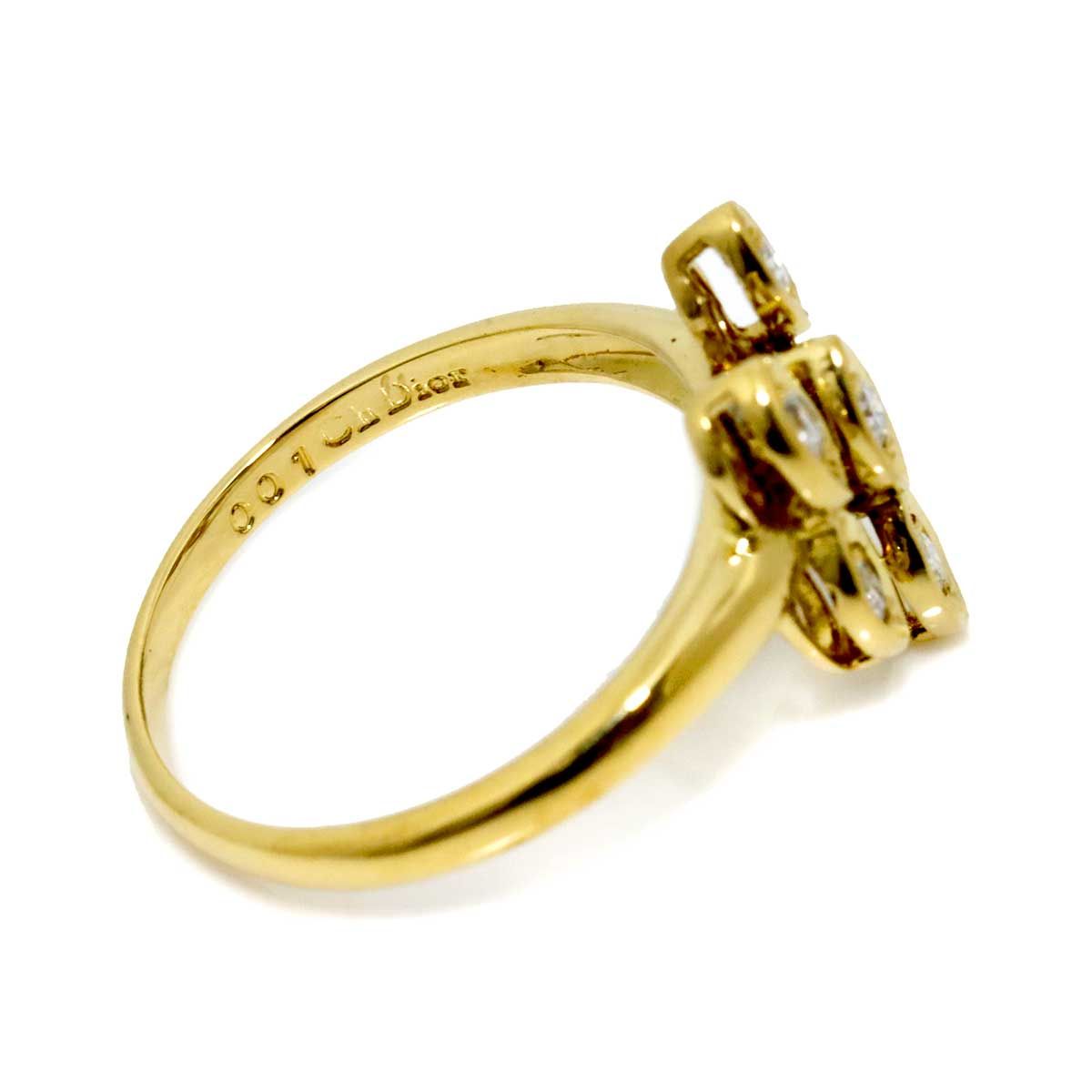 Dior Ring Diamond 18k YG Yellow Gold — view 3