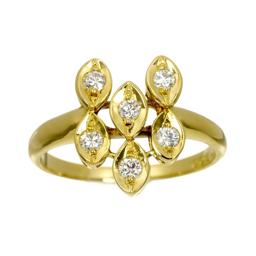 Dior Ring Diamond 18k YG Yellow Gold — view 2