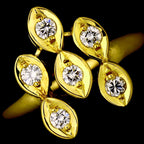 Dior Ring Diamond 18k YG Yellow Gold — view 6