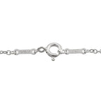 Tiffany & Co Open Heart Necklace 22 42 cm 925 Sterling Silver — view 5