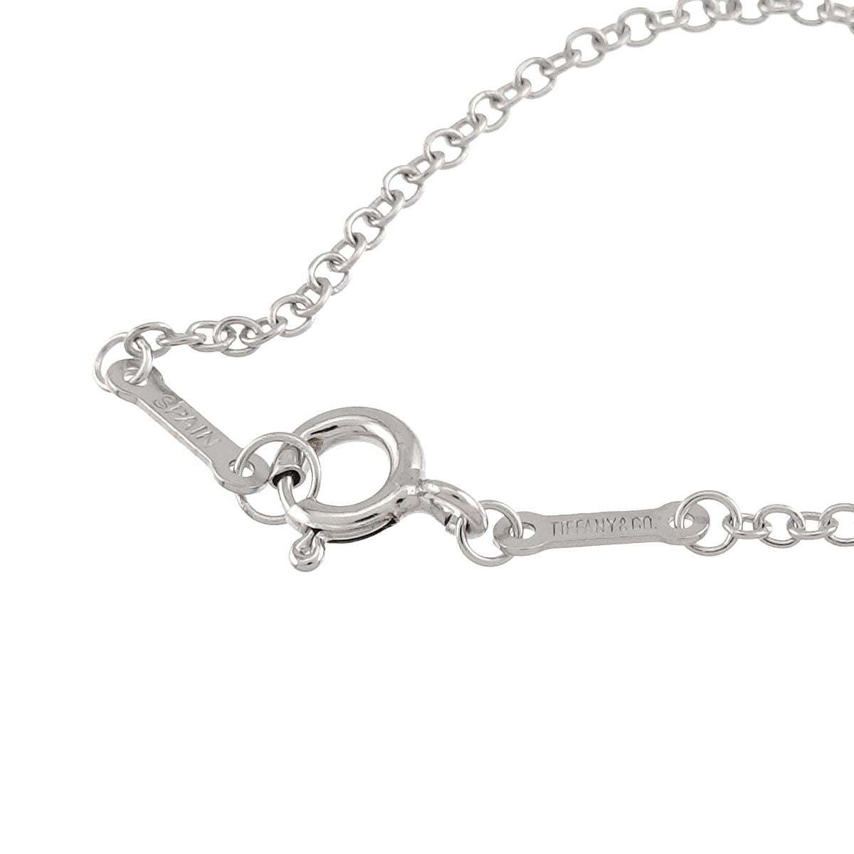Tiffany & Co Open Heart Necklace 22 42 cm 925 Sterling Silver — view 6