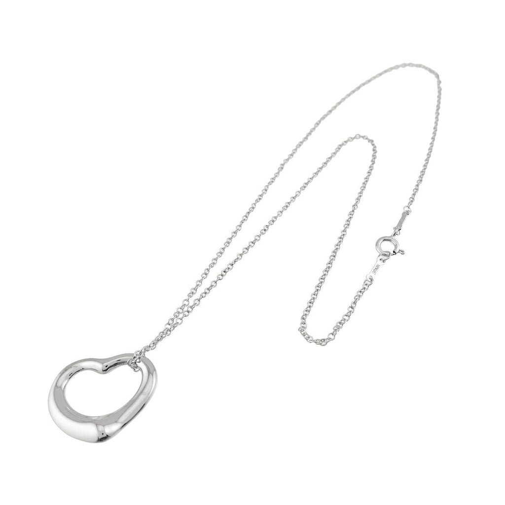Tiffany & Co Open Heart Necklace 22 42 cm 925 Sterling Silver — view 2