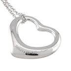 Tiffany & Co Open Heart Necklace 22 42 cm 925 Sterling Silver — view 4