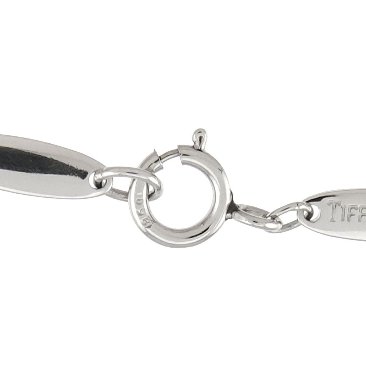 Tiffany & Co Bean Necklace 40 cm Pt Platinum — view 7