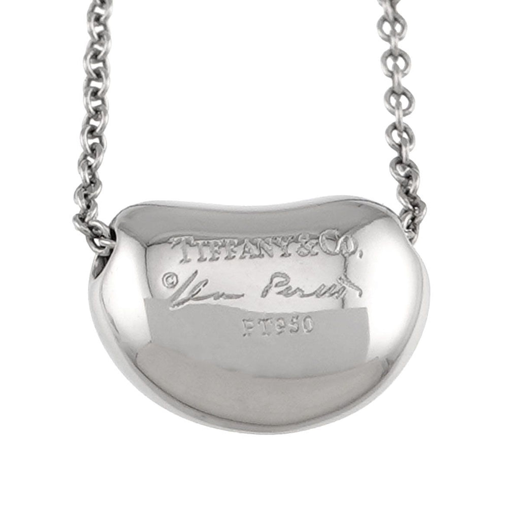 Tiffany & Co Bean Necklace 40 cm Pt Platinum — view 4