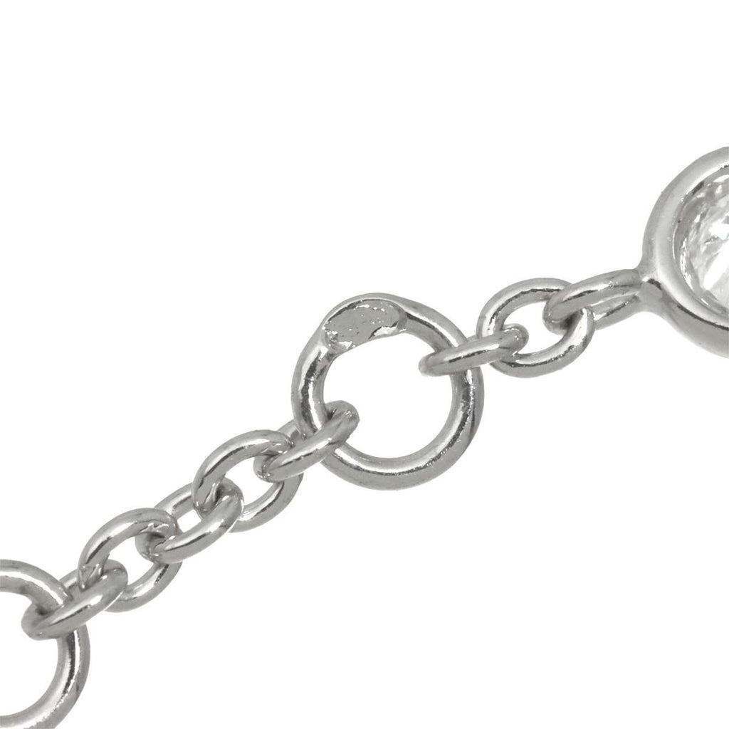 Hermes Finesse Diamond Bracelet ST 16.5 cm 18k WG White Gold — view 4