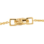 Louis Vuitton Pendentif Lockit Necklace 50 cm 18k YG Yellow Gold — view 5