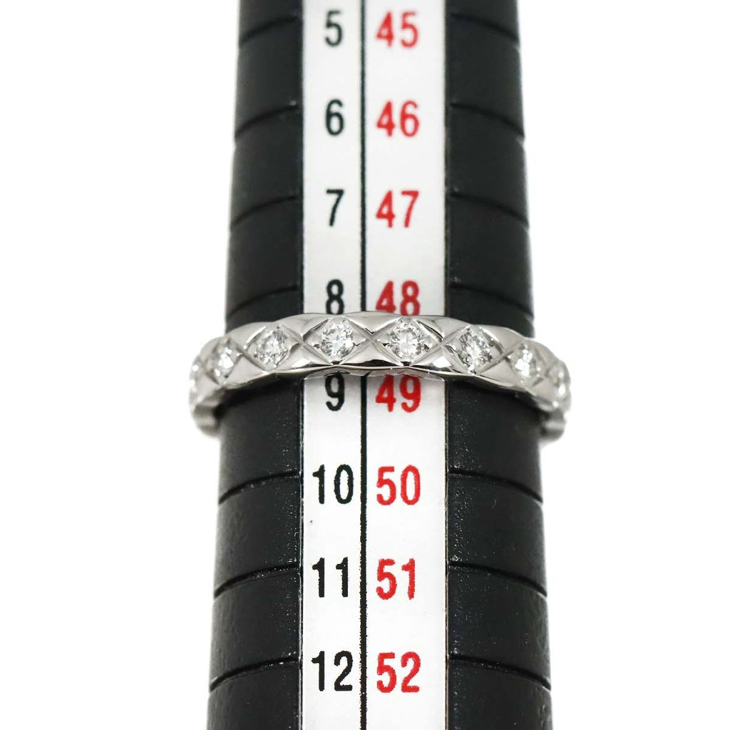 Chanel Coco Crush 49 Ring Diamond 18k WG White Gold 750 Certificate — view 7