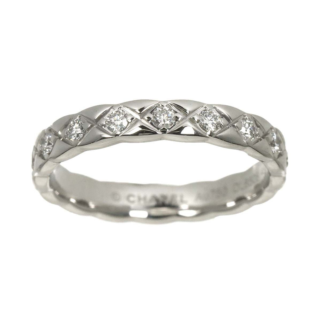 Chanel Coco Crush 49 Ring Diamond 18k WG White Gold 750 Certificate — view 2