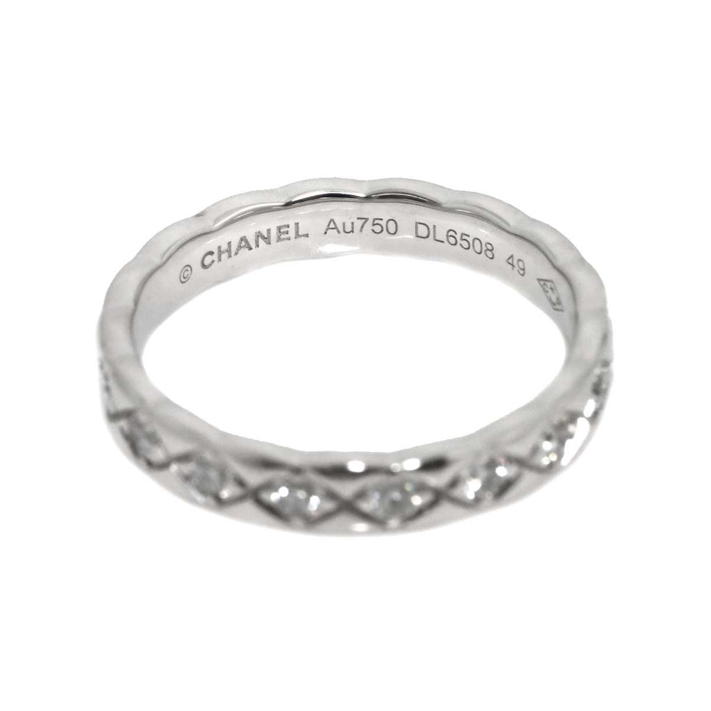 Chanel Coco Crush 49 Ring Diamond 18k WG White Gold 750 Certificate — view 3