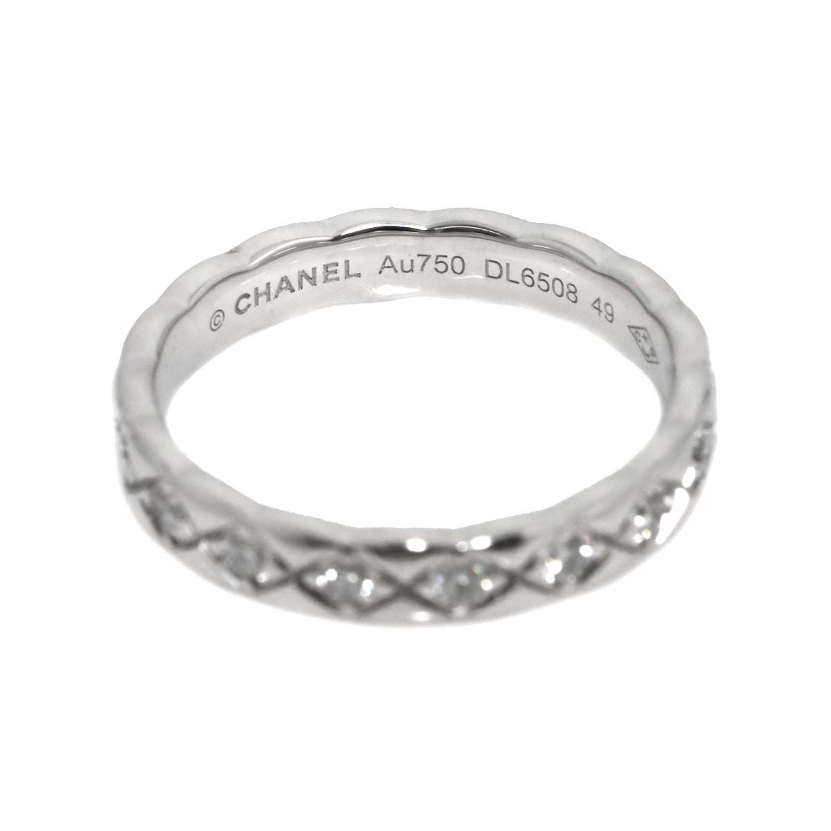 Chanel Coco Crush 49 Ring Diamond 18k WG White Gold 750 Certificate — view 3