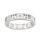 Tiffany & Co Atlas Ring Diamond 18k WG White Gold 750 — view 2