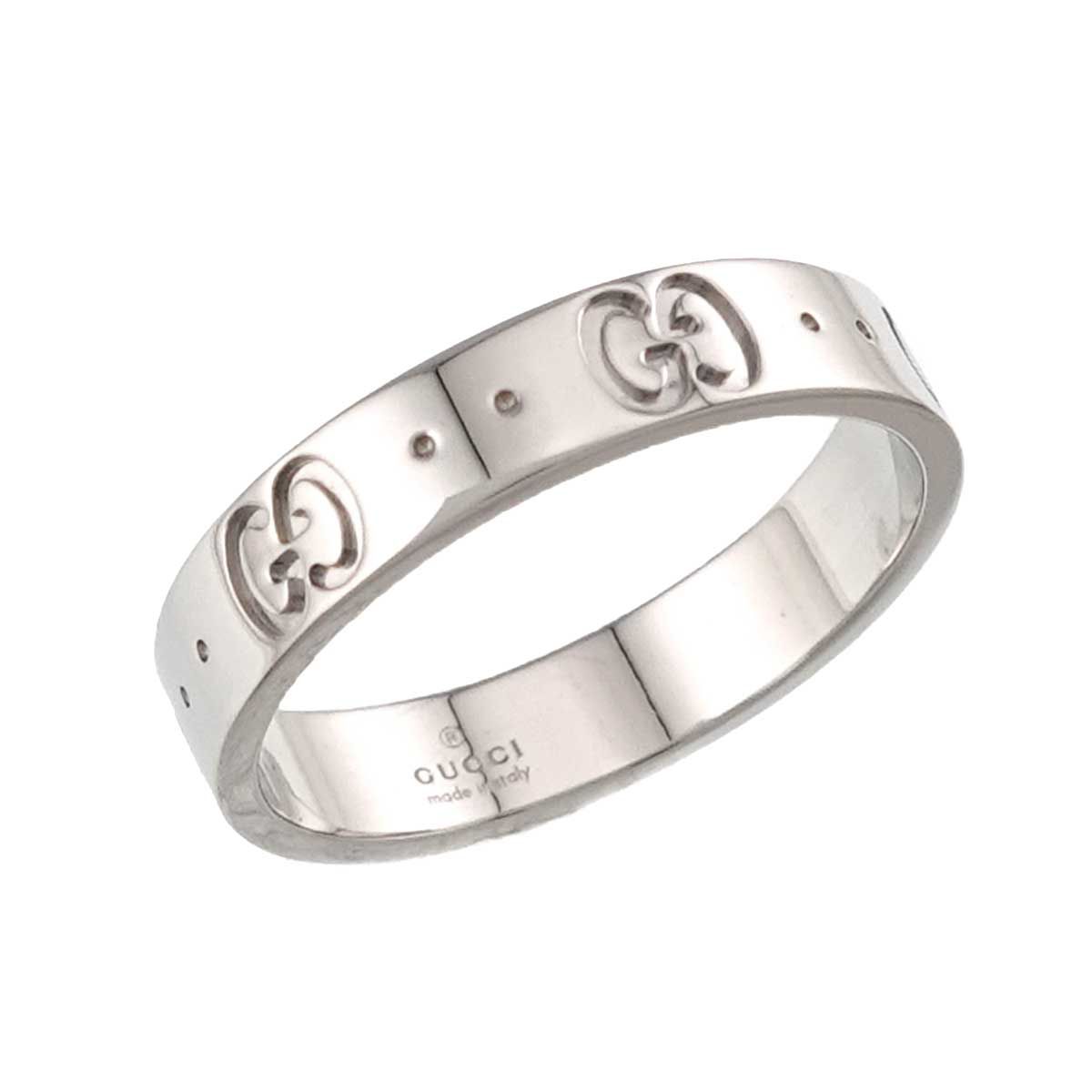 Gucci Icon Ring 18k WG White Gold 750 — view 6