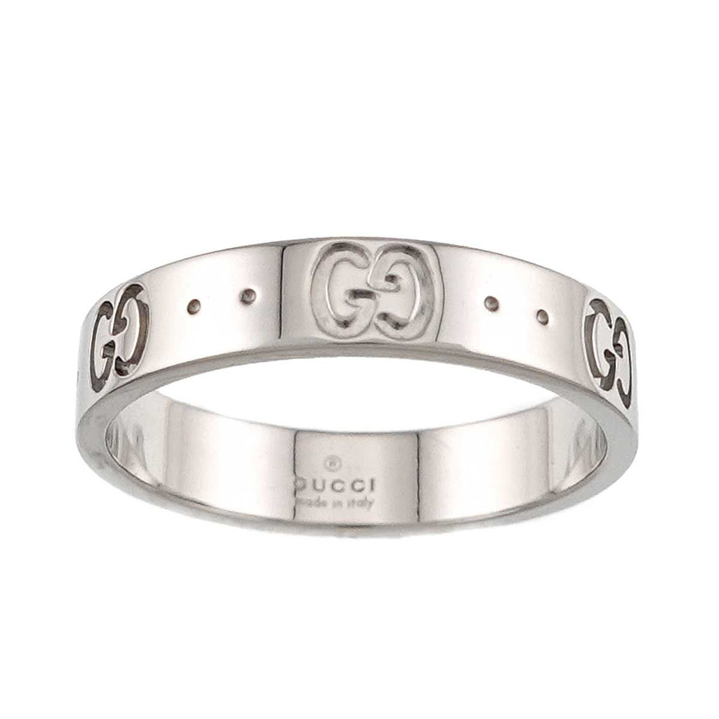 Gucci Icon Ring 18k WG White Gold 750 — view 2
