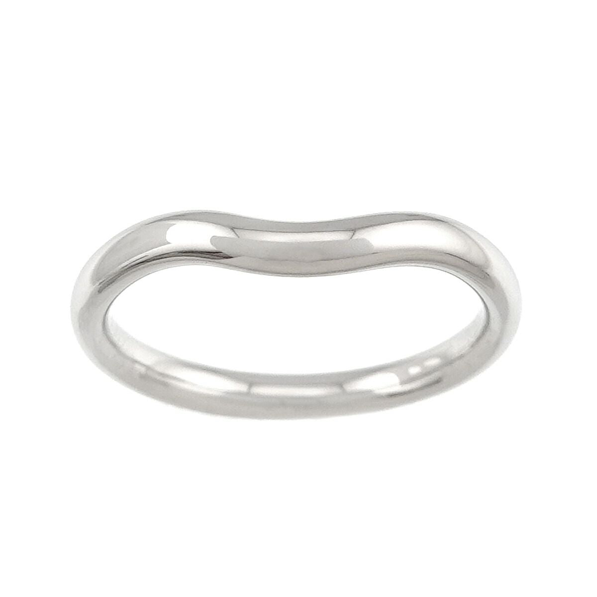 Tiffany & Co Curved Band Ring Pt Platinum — view 2