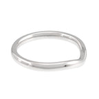 Tiffany & Co Curved Band Ring Pt Platinum — view 4