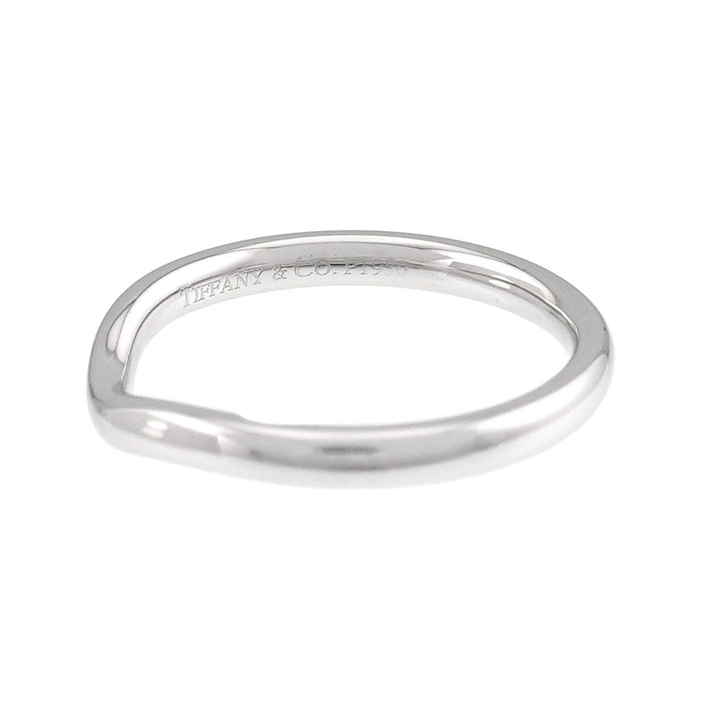 Tiffany & Co Curved Band Ring Pt Platinum — view 3