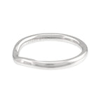 Tiffany & Co Curved Band Ring Pt Platinum — view 3