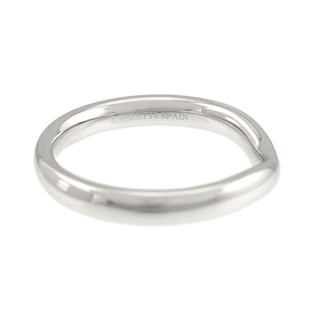 Tiffany & Co Curved Band Ring Pt Platinum — view 4
