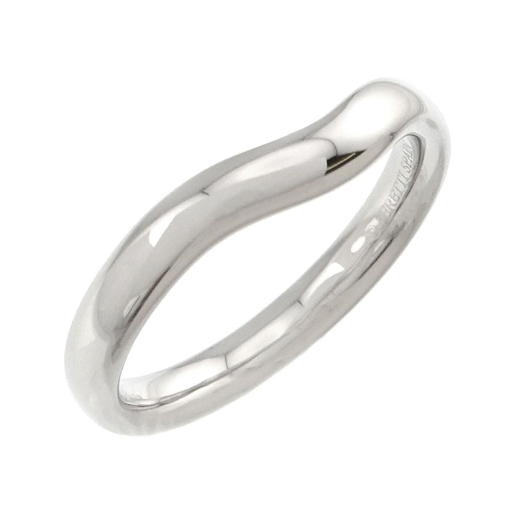 Tiffany & Co Curved Band Ring Pt Platinum — view 5